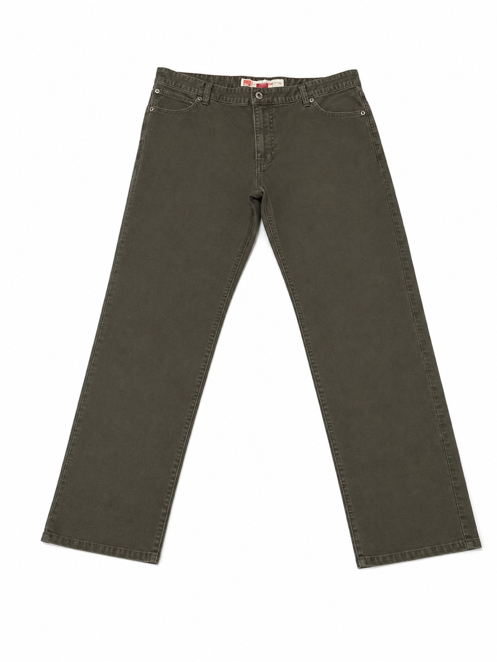 Men's Brown Straight-Leg Jeans